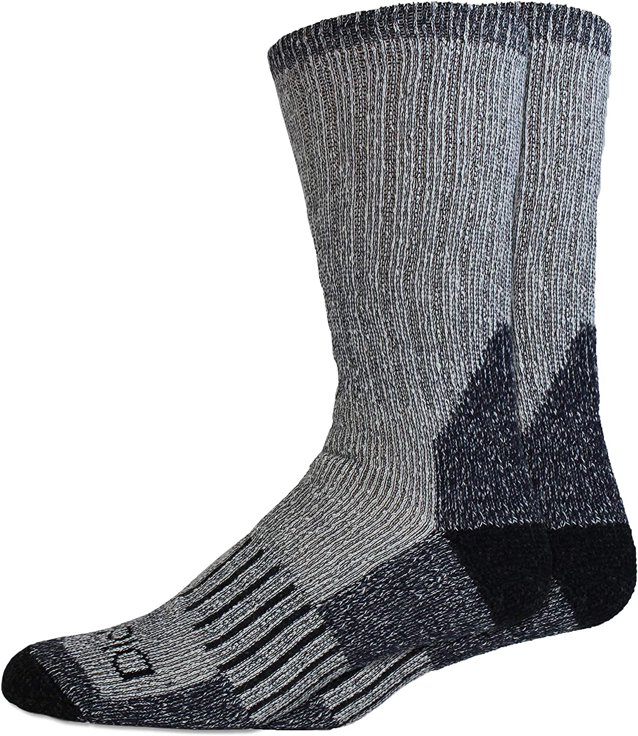 Dickies mens 2 Pairs Heavy Weight Wool Blend Thermal Crew Socks - Image 1